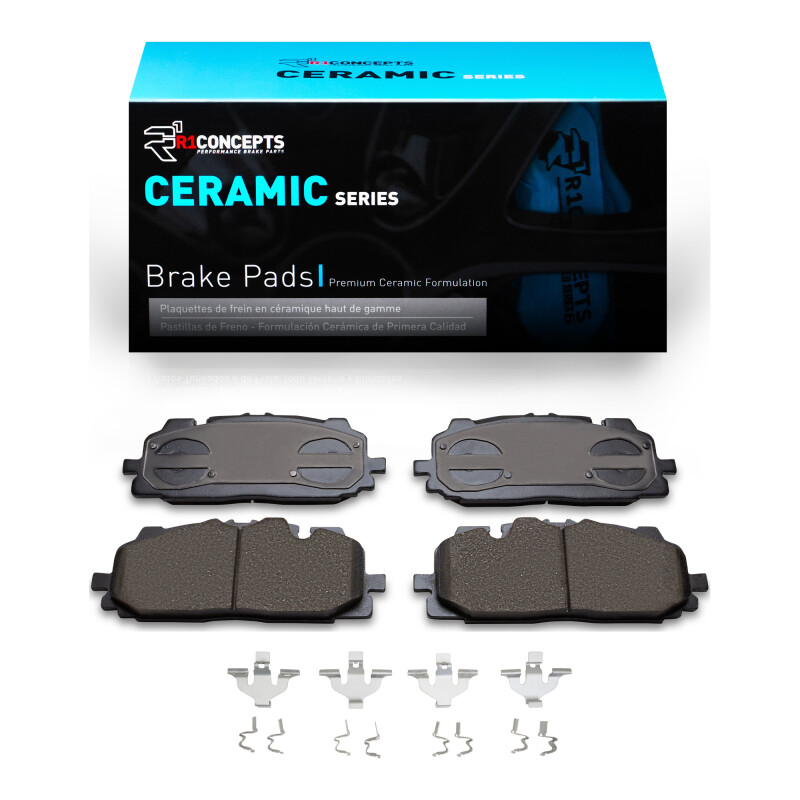 Audi RS5 Sportback Brake Pads - Front - R1 Concepts - R1 Ceramic Pads & Hardware Kit - `17-`25